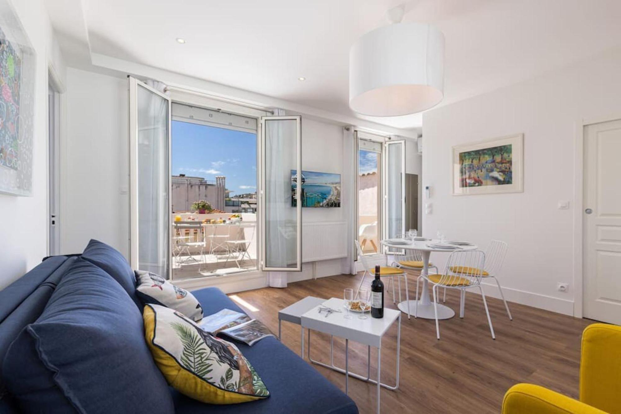 Spitalieri- Sunny Terrace With View -New Apartment Nice Exteriör bild